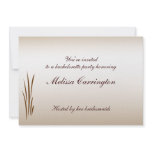 Autumn Harvest Bachelorette Party Personalized Invites