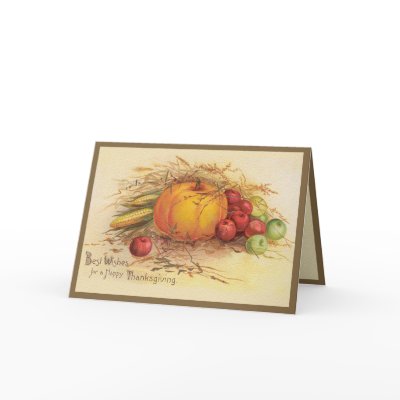 Autumn Harvest Greeting Card by Memory_Lane