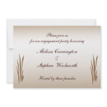 Autumn Harvest Engagement Party Announcement
