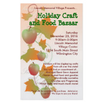 Autumn Harvest Holiday Craft Bazaar Small Flyer