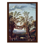 Autumn: Harvest In Sorrento By Jacob Philipp Hacke Post Card
