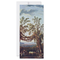 Autumn: Harvest In Sorrento By Jacob Philipp Hacke Rack Cards