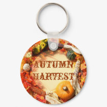 Autumn Harvest Keychain by Customizables Autumn Harvest Keychain