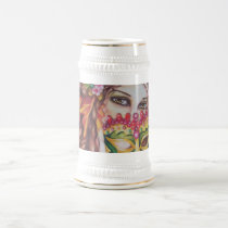 Autumn Harvest Moon Masquerade Mug mugs
