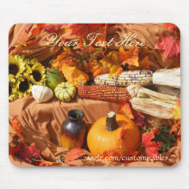 Autumn Harvest Mouse Pad mousepads by Customizables Autumn Harvest Mouse Pad mousepads