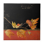 Autumn Harvest Red Maple Falling Leaves Leaf Ceramic Tiles Autumn Harvest Red Maple Falling Leaves Leaf Ceramic Tiles