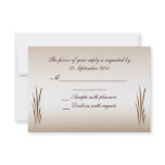 Autumn Harvest RSVP Wedding Announcement