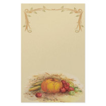 Autumn Harvest stationery