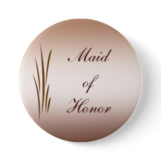 Autumn Harvest Wedding Maid of Honor Pin