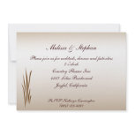 Autumn Harvest Wedding Reception Invitations