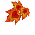 Autumn Hearts Two Sided Shirt by Jaenne Autumn Hearts Two Sided Shirt