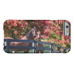Autumn horses barely there iPhone 6 case