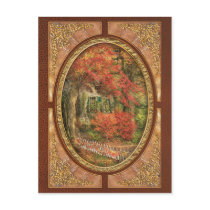 Autumn  House - Festive - Van Gogh - Westfield, NJ Postcard