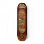 Autumn  House - Festive - Van Gogh - Westfield, NJ Custom Skateboard