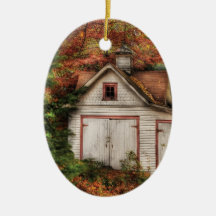 Autumn - House - Our old shed Christmas Ornament