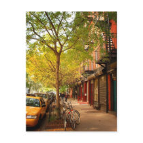 Autumn in Alphabet City, East Village, NYC Post Card