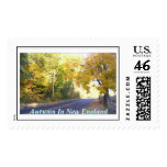 Autumn In New England Postage Stamp