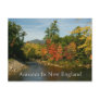 Autumn in New England   Postcard