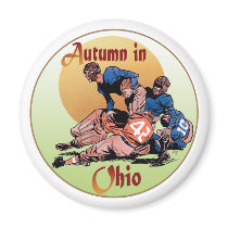 Autumn in Ohio Fridge Magnet