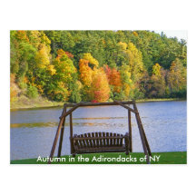 Autumn in the Adirondacks of NY Postcard