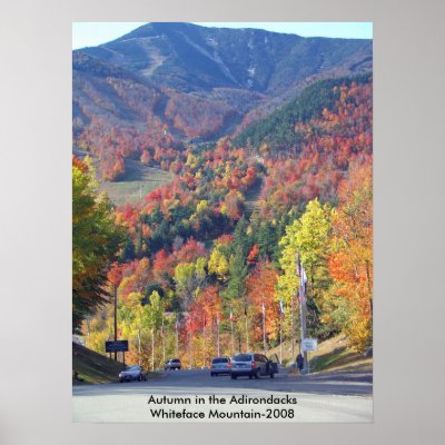 Autumn in the Adirondacks-On Canvas Print by nhmgifts