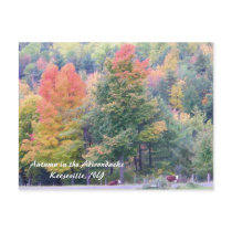 Autumn in the Adirondacks Post Card