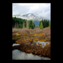 Autumn in the mountains posters