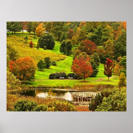 Autumn in the Park Poster