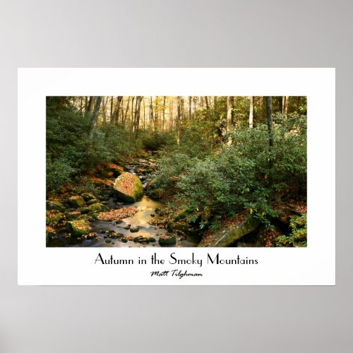 Autumn in the Smoky Mountains Print