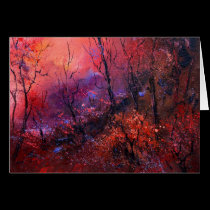 Autumn in the wood cards