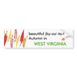 Autumn in West Virginia Bumper Sticker