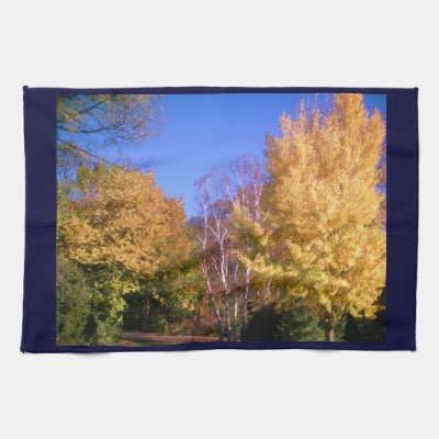 AUTUMN IN YELLOW towel by JoAnnHayden