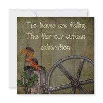 autumn invitation