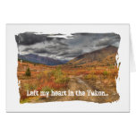 Autumn Journey; Yukon Territory Souvenir Greeting Cards