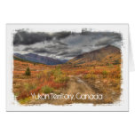 Autumn Journey; Yukon Territory Souvenir Greeting Cards