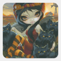 "Autumn Kitties" Sticker