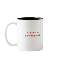 Autumn Lake "AUTUMN" Coffee Mug mugs
