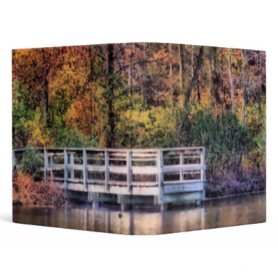 Autumn Lake Vinyl Binder by SGT_SCI_FI
