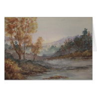 Autumn Lake card