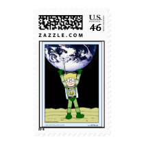 Autumn Lake "LUNAR TOURIST" Postage postage by mooncity Autumn Lake "LUNAR TOURIST" Postage postage