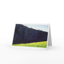 Autumn Lake "MORNING SHADOW" Greeting Card