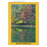 Autumn Lake Reflections Greeting Cards