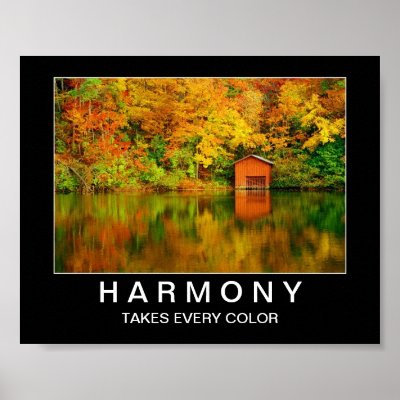 Autumn Lake Reflections Harmony Posters by dekdesigns
