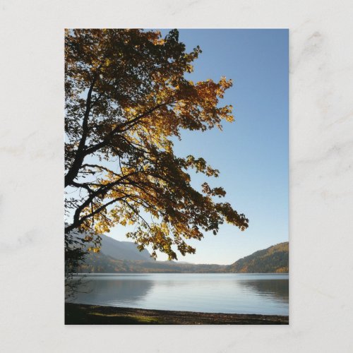 Autumn Lake Retreat postcard