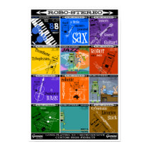 Autumn Lake ROBO-STEREO Recod Album Poster posters