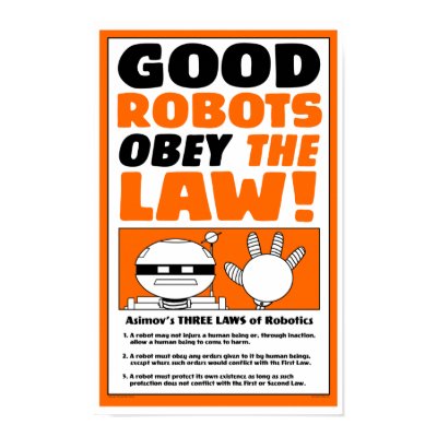 Autumn Lake "ROBOT LAW" Poster by mooncity
