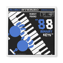 Autumn Lake "ROBOT PIANO" Magnet by mooncity Autumn Lake "ROBOT PIANO" Magnet