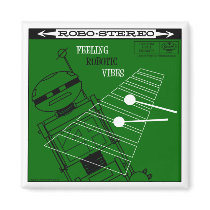 Autumn Lake "ROBOTIC VIBES LP" Magnet by mooncity Autumn Lake "ROBOTIC VIBES LP" Magnet