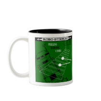 Autumn Lake "ROBOTIC VIBES LP" Mug by mooncity Autumn Lake "ROBOTIC VIBES LP" Mug