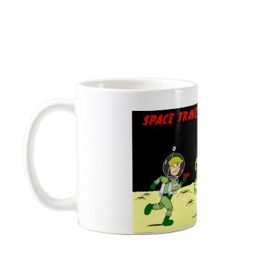 Autumn Lake "SPACE TRAVEL" Coffee Mug by mooncity